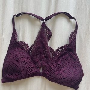 VS Maroon Bralette